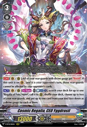 Cosmic Regalia, CEO Yggdrasil (V-BT12/011EN) - V-BT12: Divine Lightning Radiance
