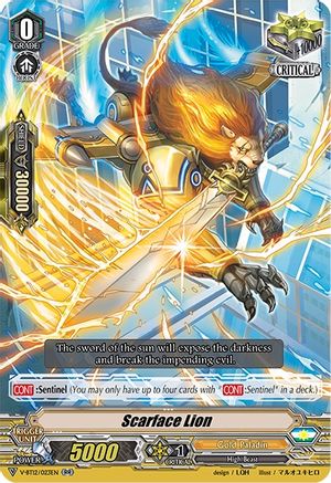 Scarface Lion (V-BT12/023EN) - V-BT12: Divine Lightning Radiance