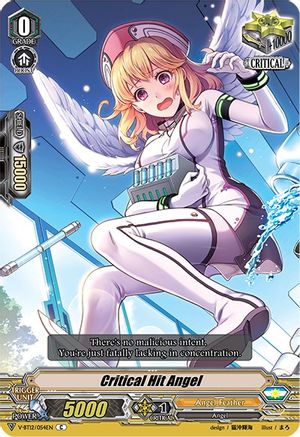 Critical Hit Angel (V-BT12/054EN) - V-BT12: Divine Lightning Radiance