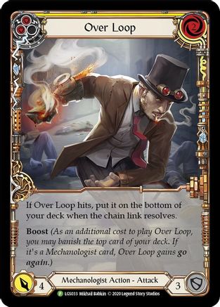 Over Loop (Yellow) - LGS033 (LGS033) - Flesh and Blood: Promo Cards