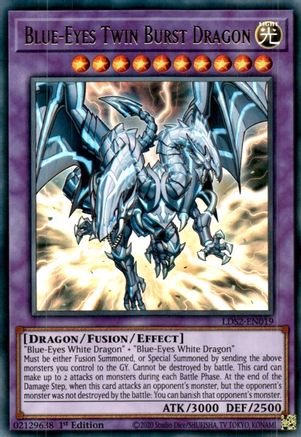 Blue-Eyes Twin Burst Dragon [LDS2 - LDS2-EN019]