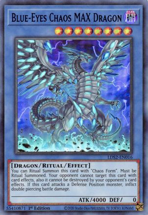 Blue-Eyes Chaos MAX Dragon (Blue) [LDS2 - LDS2-EN016]