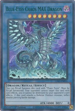 Blue-Eyes Chaos MAX Dragon (Green) (LDS2-EN016) - Legendary Duelists: Season 2 1st Edition