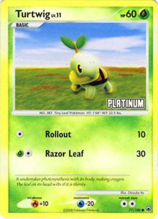 Turtwig - 77/100 [Platinum] [BKP - 077/100]