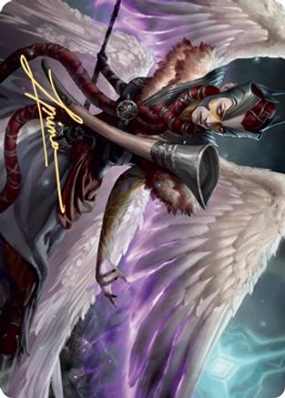 Firja, Judge of Valor Art Card (Gold-Stamped Signature) [ASKHM - 56]