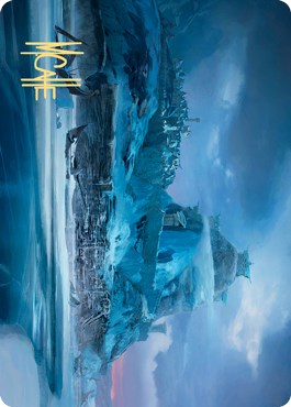 Port of Karfell Art Card (Gold-Stamped Signature) [ASKHM - 72]