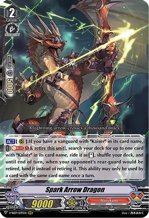 Spark Arrow Dragon (V-SS07/037EN) - V-SS07: Clan Selection Plus Vol.1