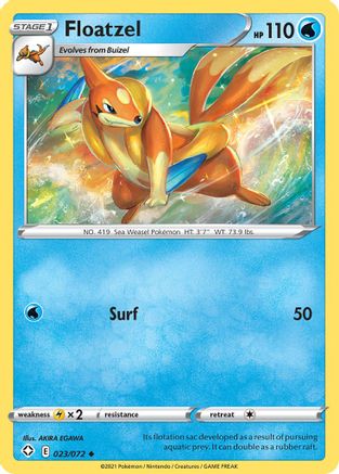 Floatzel [SHF - 023/072]