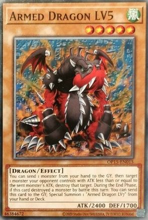 Armed Dragon LV5 (OP15-EN015) - OTS Tournament Pack 15 Unlimited