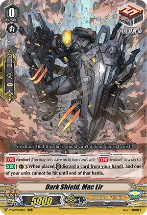 Dark Shield, Mac Lir (V-SS07/014EN) - V-SS07: Clan Selection Plus Vol.1