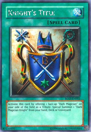 Knight's Title (Reshef of Destruction) (Secret Rare) [VDP - ROD-EN002]