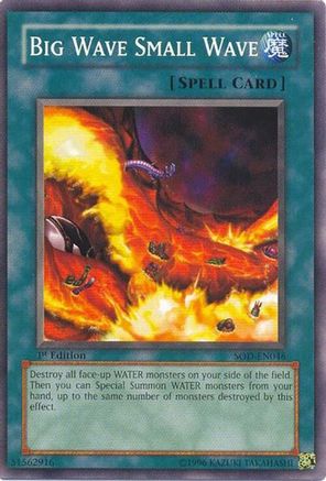 Big Wave Small Wave (SOD-EN046) - Soul of the Duelist Unlimited