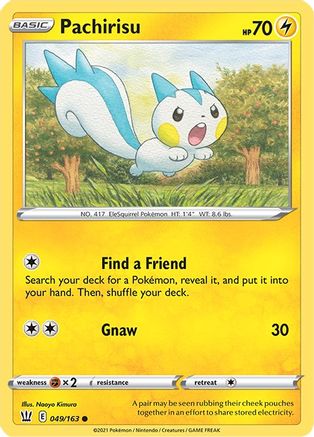 Pachirisu 049/163  SWSH05 Battle Styles - Common