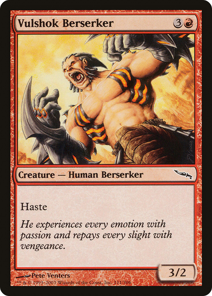 Vulshok Berserker [MRD - 111]