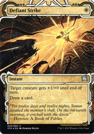 Defiant Strike (Foil Etched) [STA - 3]