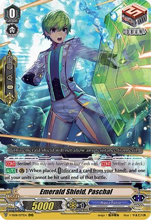 Emerald Shield, Paschal (V-SS08/077EN) - V-SS08: Clan Selection Plus Vol.2