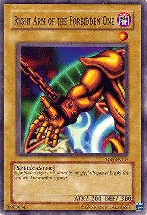 Right Arm of the Forbidden One [DB1 - DB1-EN137]