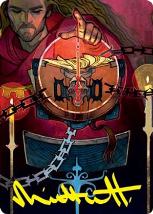 Sign in Blood Art Card (Gold-Stamped Signature) (ASSTX-072) - Art Series: Strixhaven