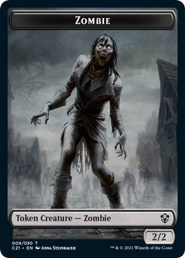 Zombie // Spirit Double-Sided Token [C21 - 9 // 21]
