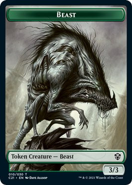 Beast (010) // Fish Double-Sided Token [C21 - 10 // 3]