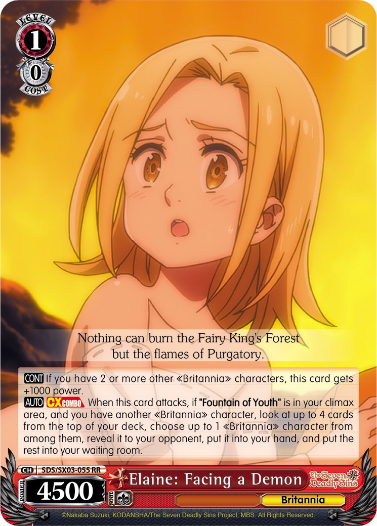 Elaine: Facing a Demon [SDS/SX03 - SDS/SX03-055 RR]
