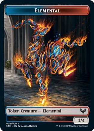 Elemental (2) // Pest Double-sided Token (5) [STX - 2 // 5]