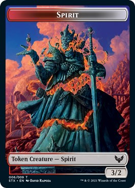 Spirit (6) // Pest (5) Double-sided Token [STX - 6 // 5]