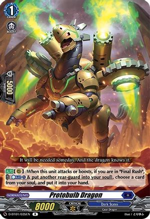 Protobulb Dragon (D-BT01/035EN) - D-BT01: Genesis of the Five Greats