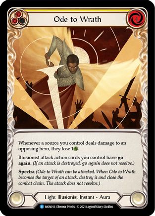 Ode to Wrath (MON013) - Monarch Unlimited Edition