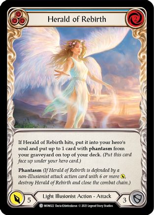 Herald of Rebirth (Blue) (MON022) - Monarch Unlimited Edition