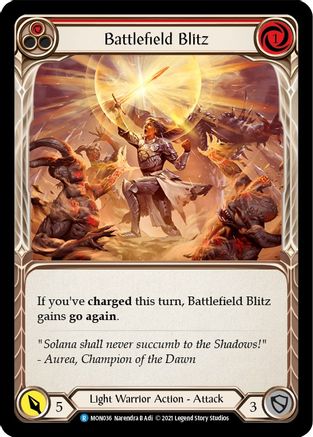 Battlefield Blitz (Red) (MON036) - Monarch Unlimited Edition