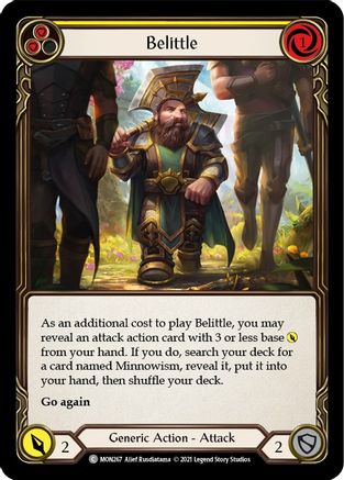 Belittle (Yellow) (MON267) - Monarch 1st Edition
