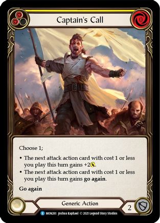 Captain's Call (Yellow) [MON - MON261]