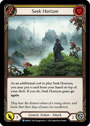 Seek Horizon (Yellow) (MON252) - Monarch Unlimited Edition