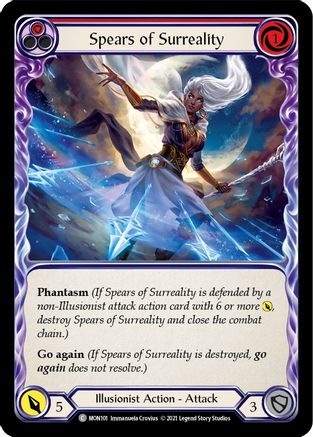 Spears of Surreality (Red) (MON101) - Monarch 1st Edition