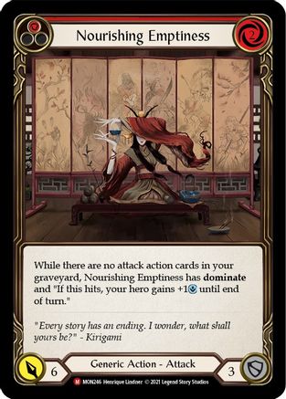 Nourishing Emptiness (MON246) - Monarch Unlimited Edition Rainbow Foil