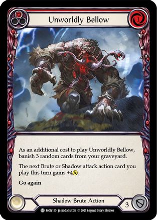 Unworldly Bellow (Red) [MON - MON150]