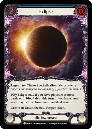 Eclipse (MON190) - Monarch Unlimited Edition Rainbow Foil