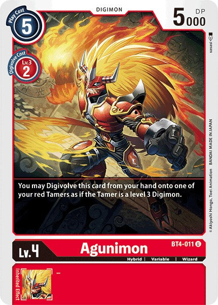 Agunimon [BT04 - BT4-011 U]