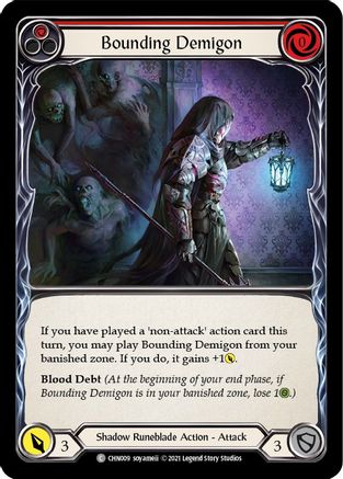 Bounding Demigon (Red) (CHN009) - Blitz Deck: Monarch - Chane