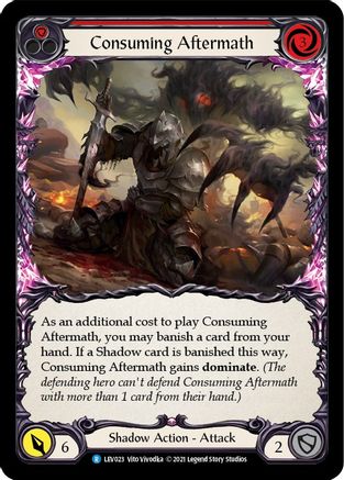 Consuming Aftermath (Red) (LEV023) - Blitz Deck: Monarch - Levia