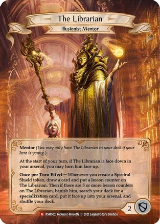 The Librarian (PSM002) - Blitz Deck: Monarch - Prism Unlimited Edition Rainbow Foil