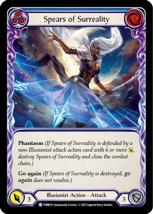 Spears of Surreality (Blue) (PSM029) - Blitz Deck: Monarch - Prism