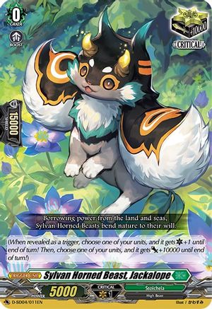 Sylvan Horned Beast, Jackalope (D-SD04/011EN) - D-SD04: Megumi Okura -Sylvan King-