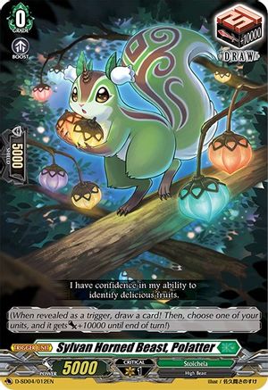 Sylvan Horned Beast, Polatter (D-SD04/012EN) - D-SD04: Megumi Okura -Sylvan King-