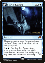 Startled Awake (PRE-088) - Shadows over Innistrad Promos: (Double Faced Transform) Foil