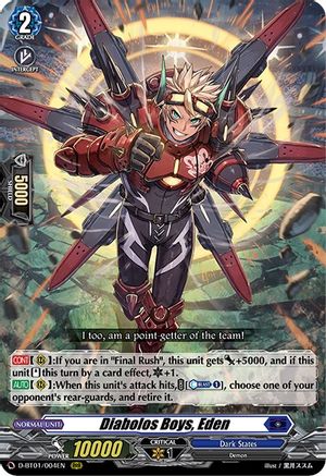 Diabolos Boys, Eden (D-BT01/004EN) - D-BT01: Genesis of the Five Greats