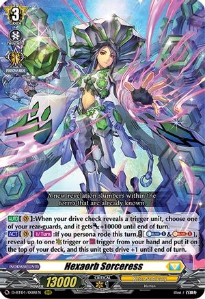 Hexaorb Sorceress (D-BT01/008EN) - D-BT01: Genesis of the Five Greats