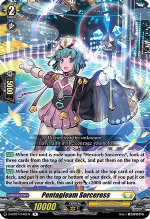 Pentagleam Sorceress (D-BT01/046EN) - D-BT01: Genesis of the Five Greats