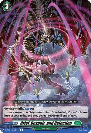 Grief, Despair, and Rejection (D-BT01/054EN) - D-BT01: Genesis of the Five Greats